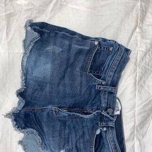 Dark Blue Jean Shorts